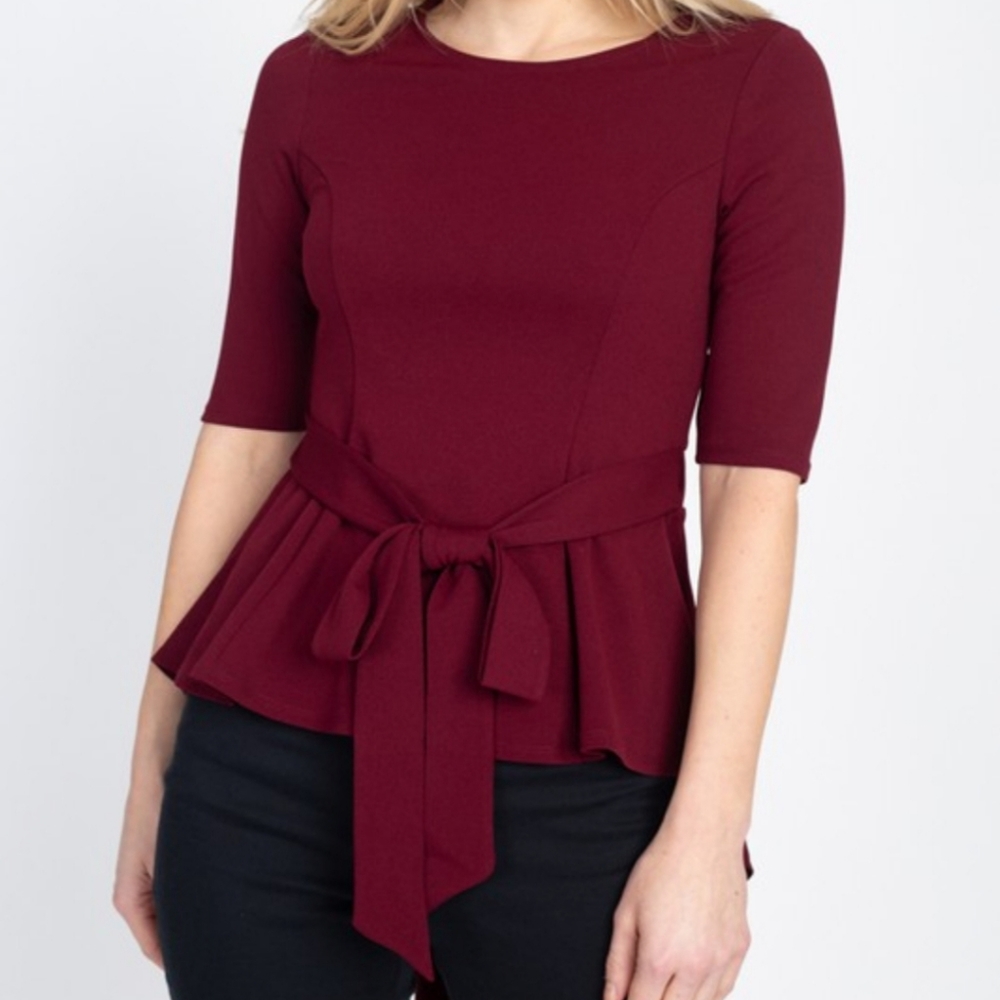 Belted Tunic Top